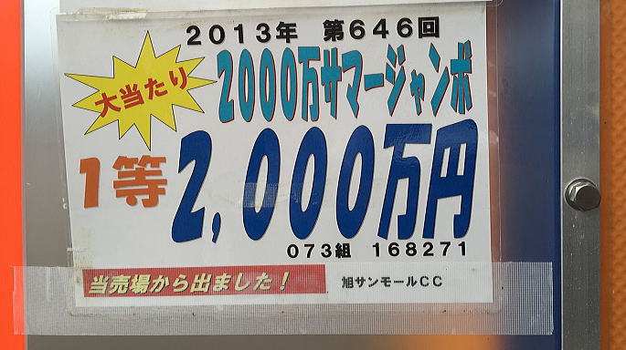 2000万サマー(第646回全国自治宝くじ)当選番号