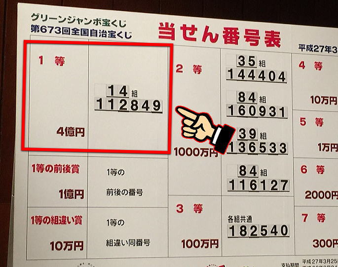 当選 宝くじ 見方 big 番号 初めてでもわかるロト6の結果の見方！画像付きでわかりやすく解説！