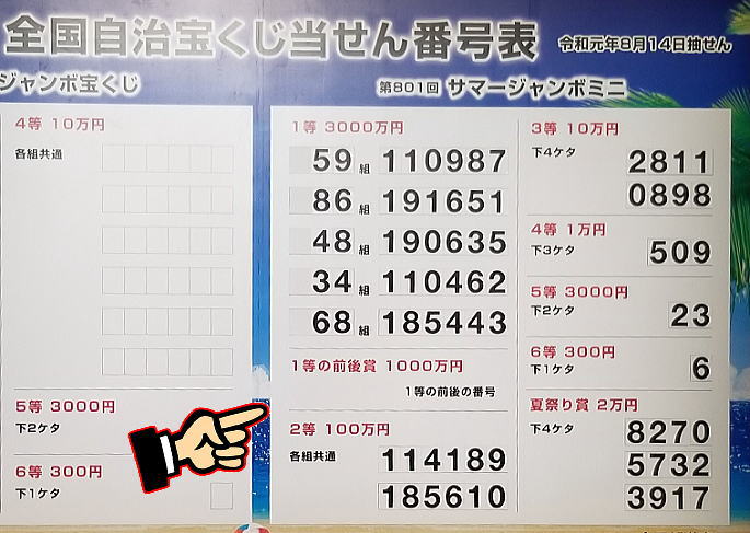 能登半島地震被災地支援 ドリームジャンボ宝くじ2024(第1003回全国自治宝くじ)当選番号の1等の組違い賞とは