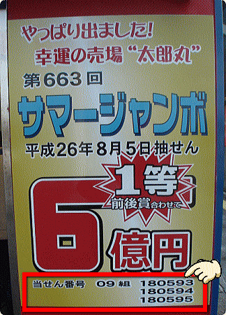 サマージャンボ2015はココで当てよう！