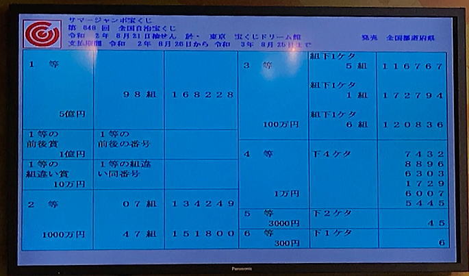 宝くじ ジャンボ 2019 サマー