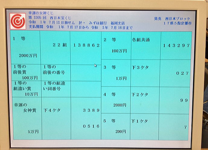 西日本宝くじ